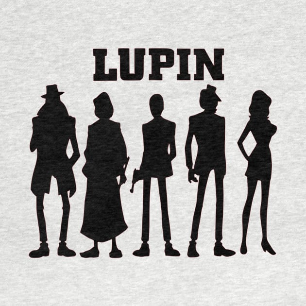 Lupin and his gang by OtakuPapercraft